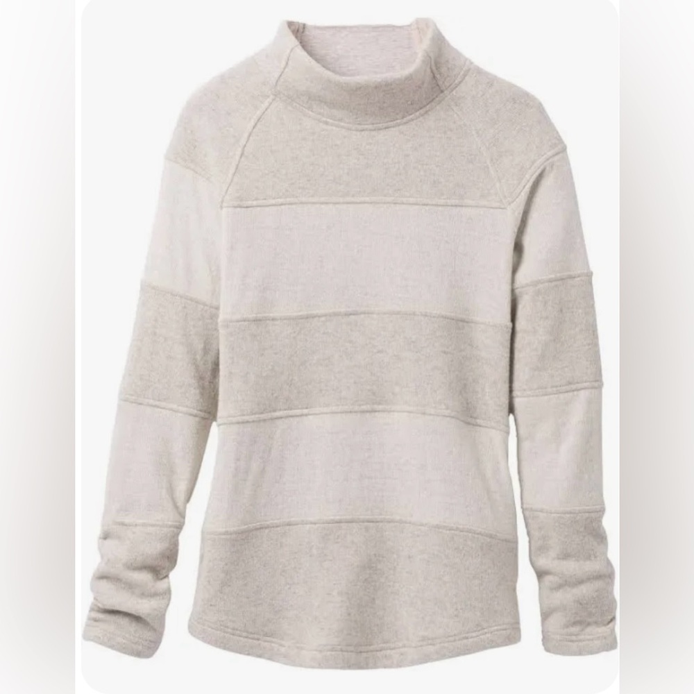 Prana Women's Sweater in Cream and Gray